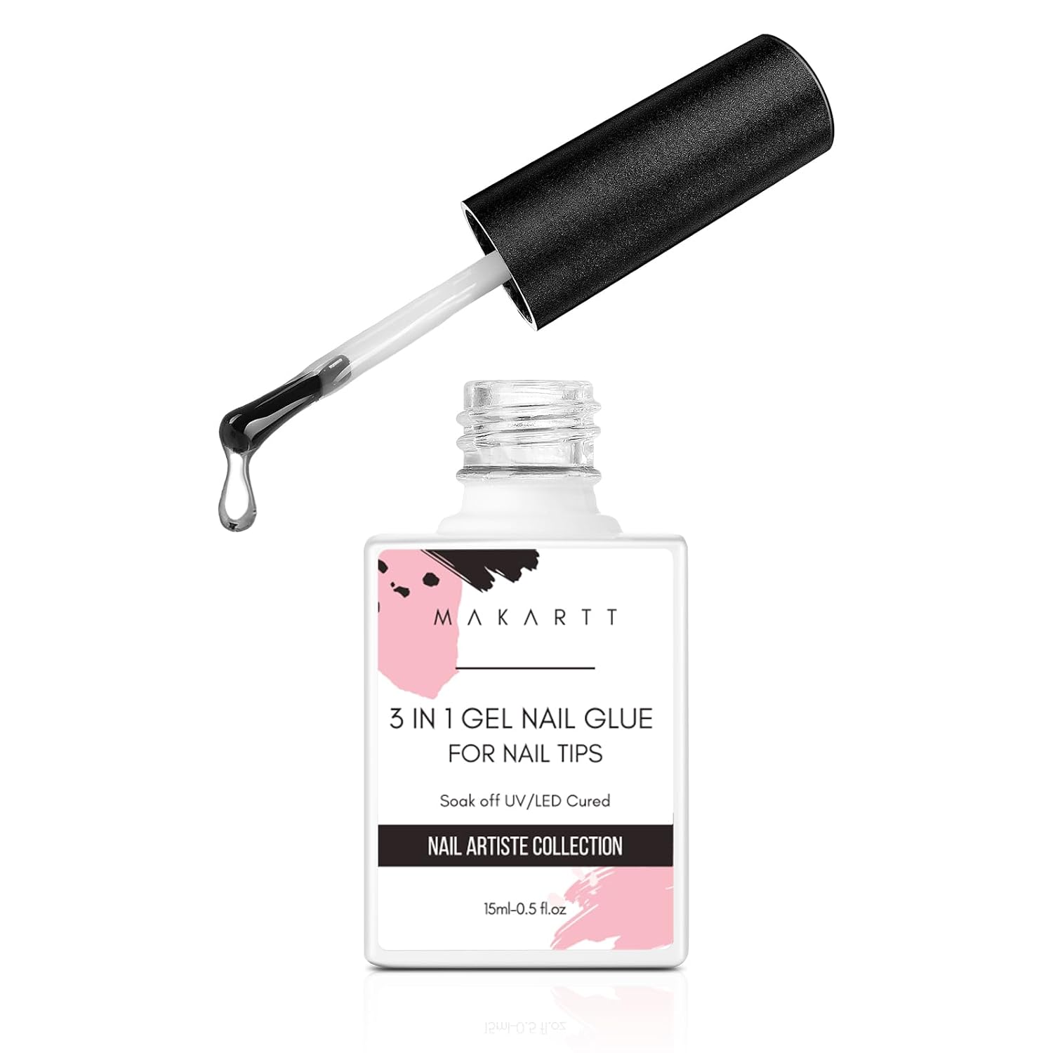 UV gel nail glue: 3-in-1 adhesive for long-lasting tips