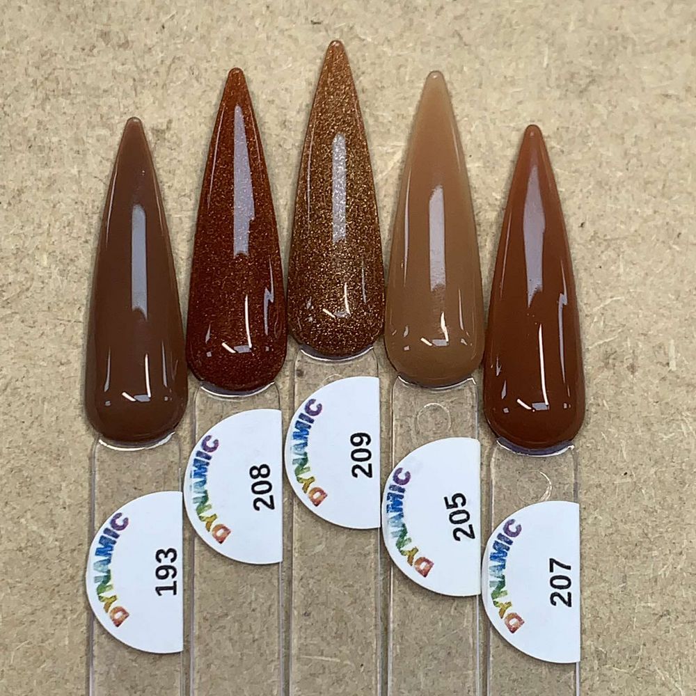 brown acrylic powder jars - 11
