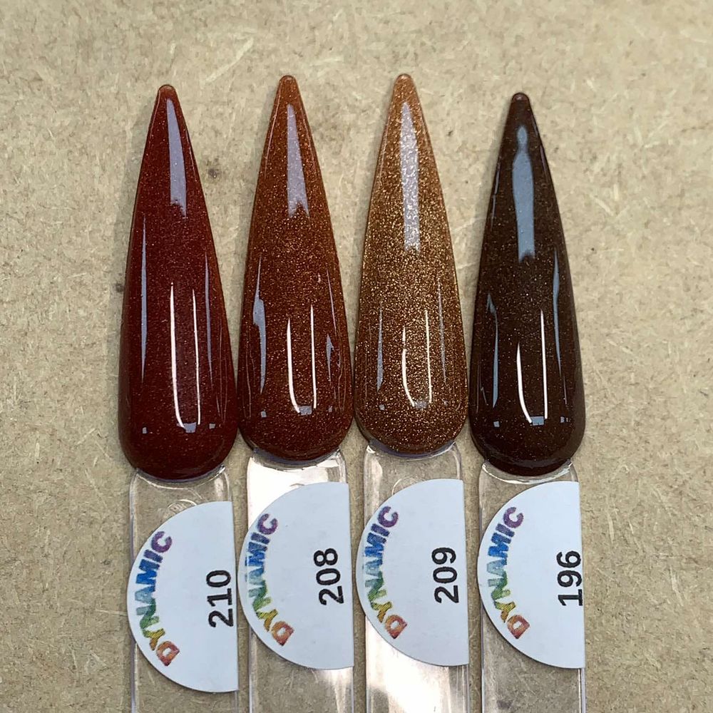 brown acrylic powder jars - 12