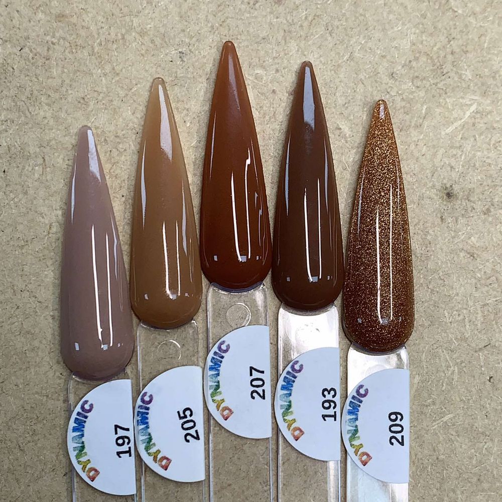 brown acrylic powder jars - 13