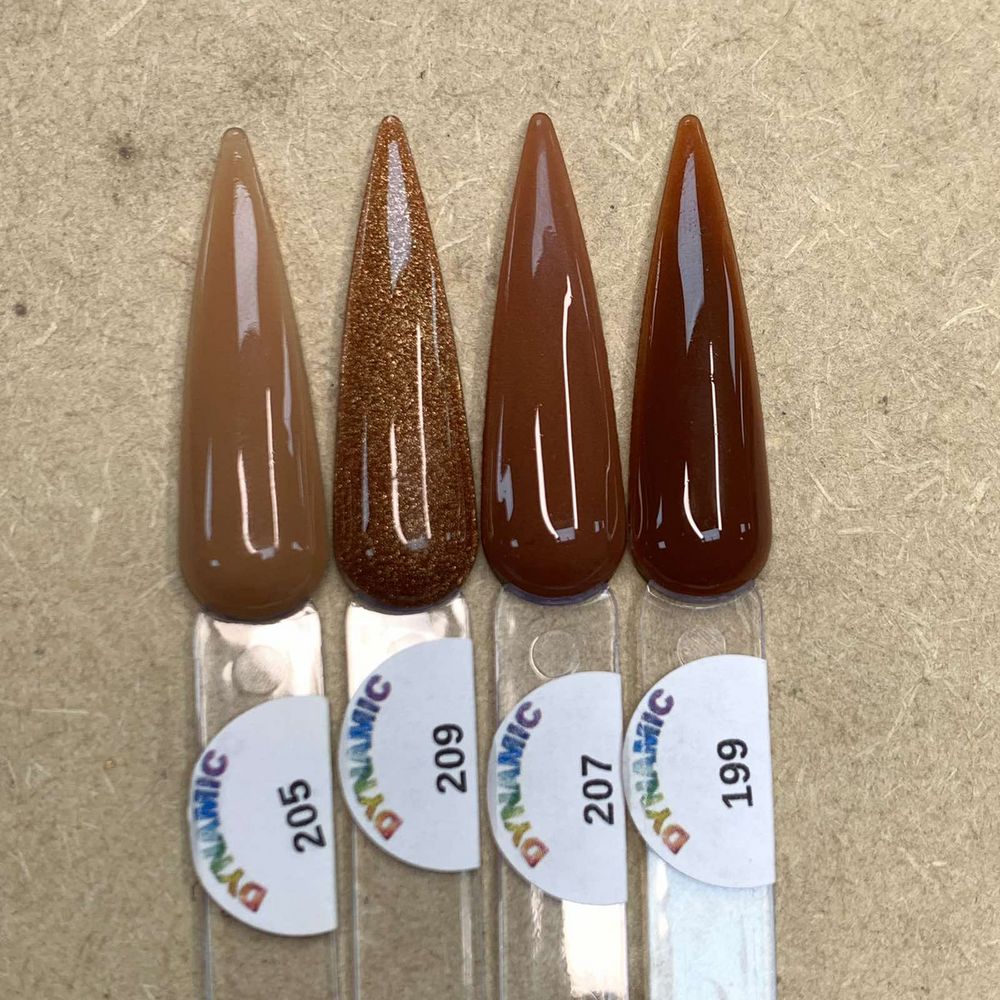 brown acrylic powder jars - 4