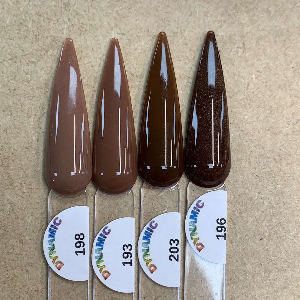 brown acrylic powder jars - 5