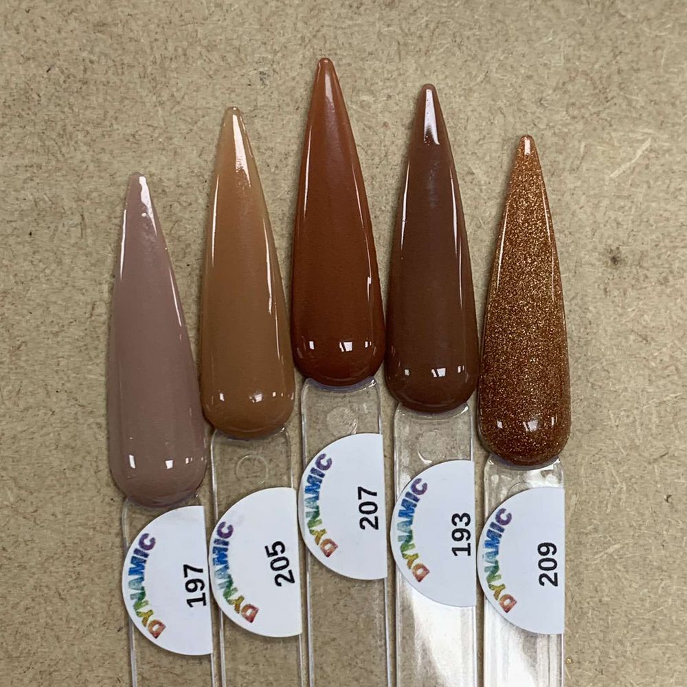 brown acrylic powder jars - 7