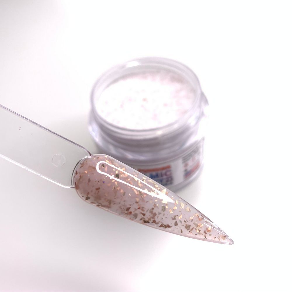 Enchanted Gold glitter nail powder jar - 2