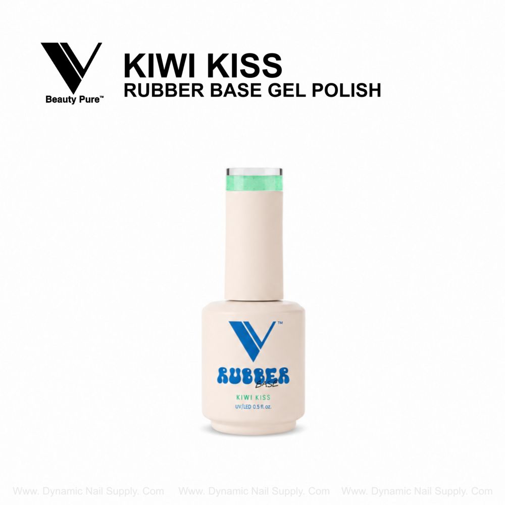 Kiwi Kiss teal glitter base gel bottle - 2