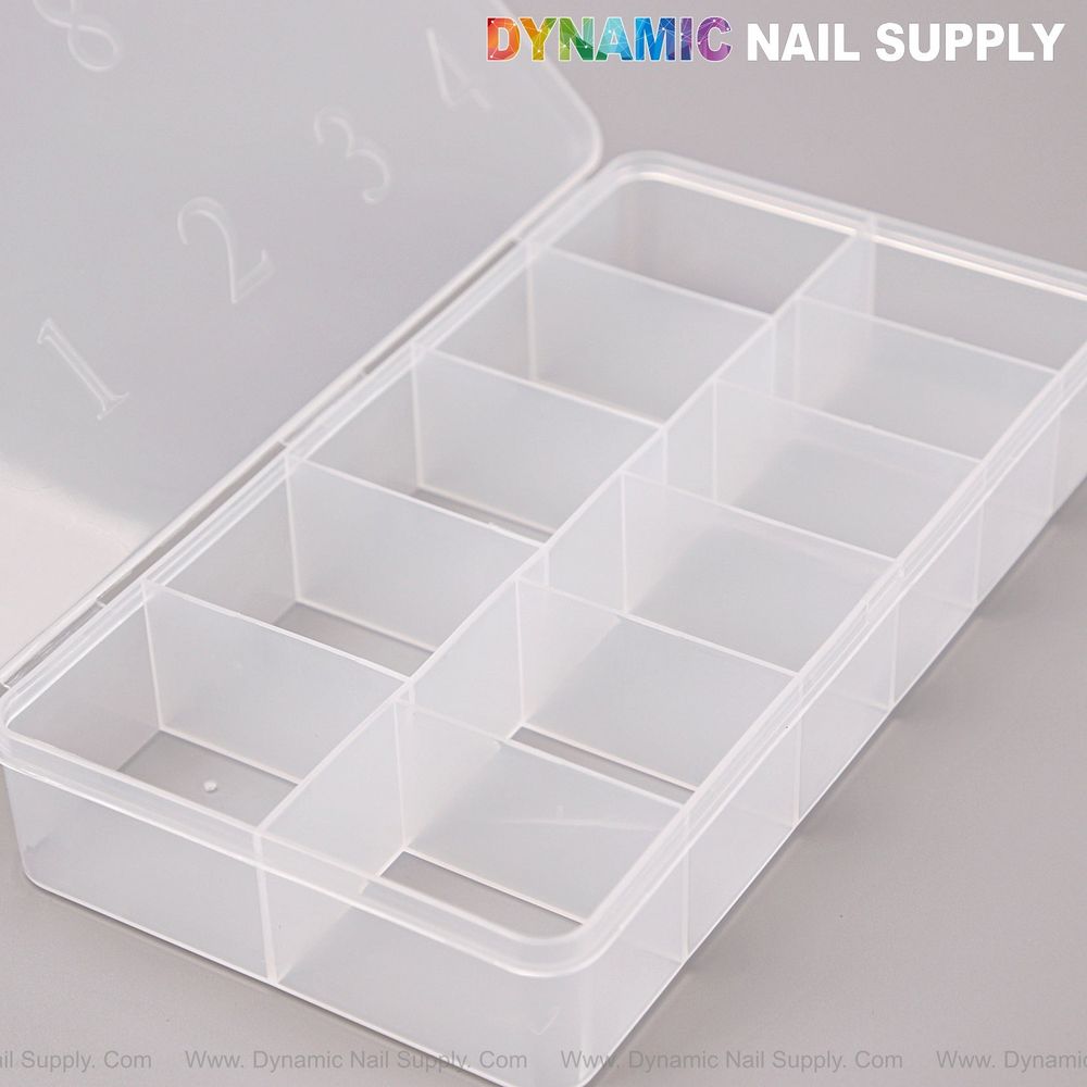 matte clear 11-compartment organizer - 2