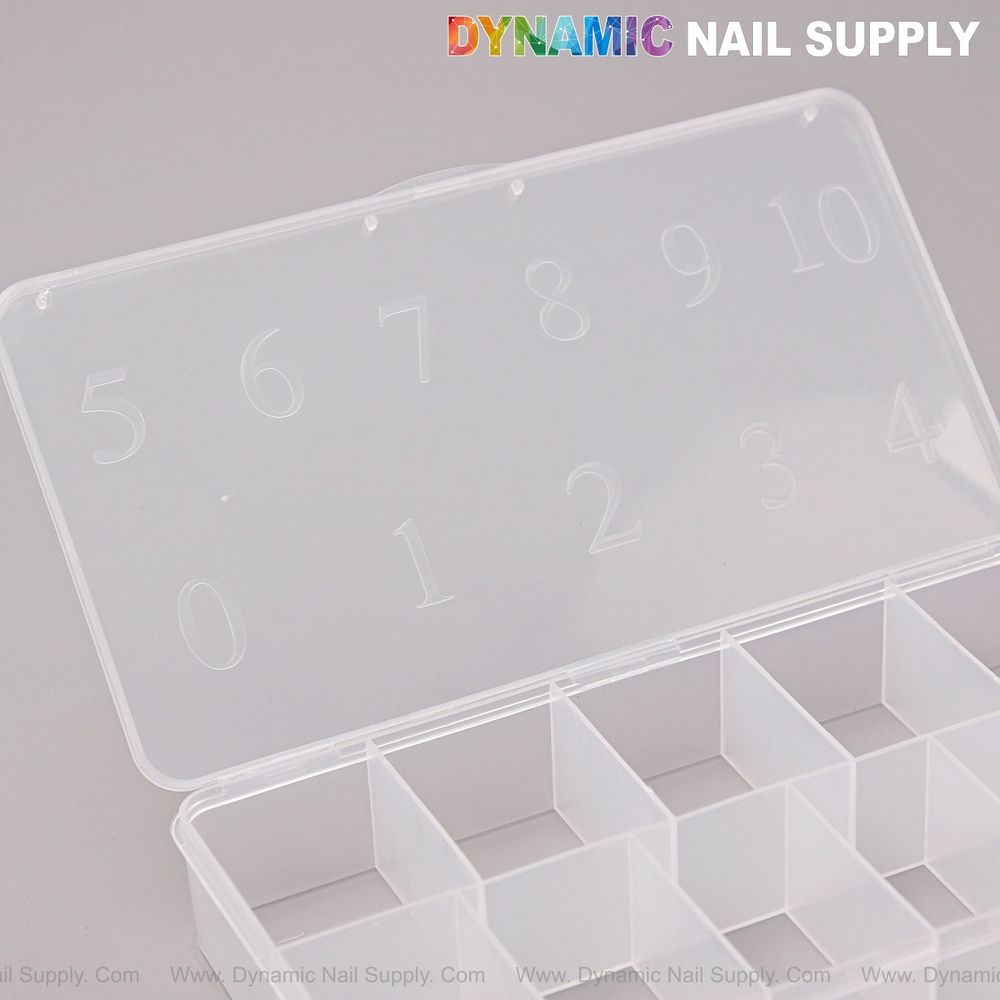 matte clear 11-compartment organizer - 4