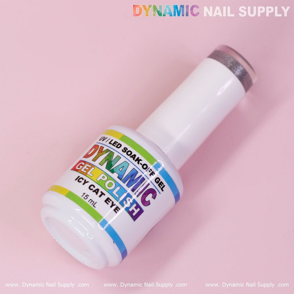reflective silver gel polish bottle - 5