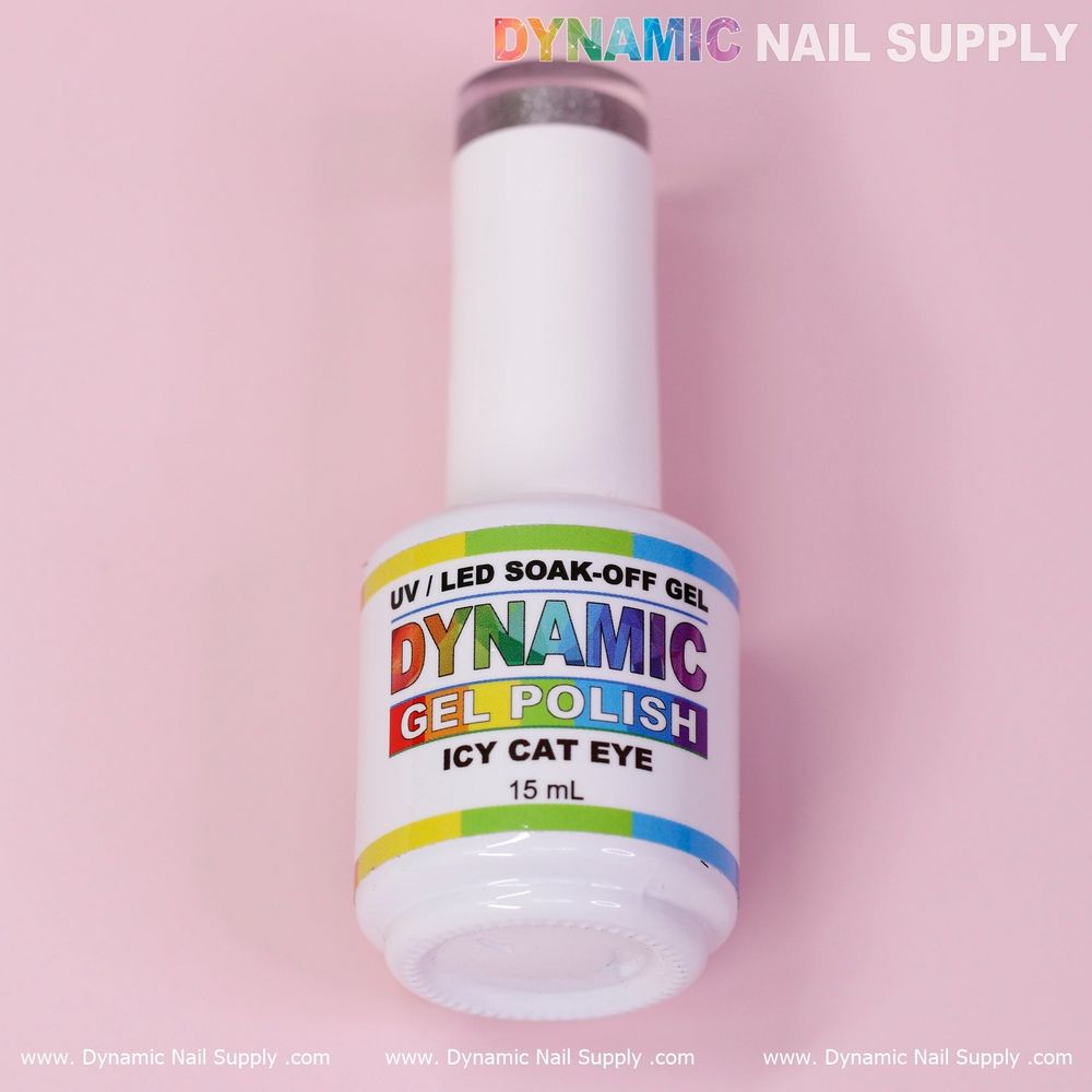 reflective silver gel polish bottle - 7