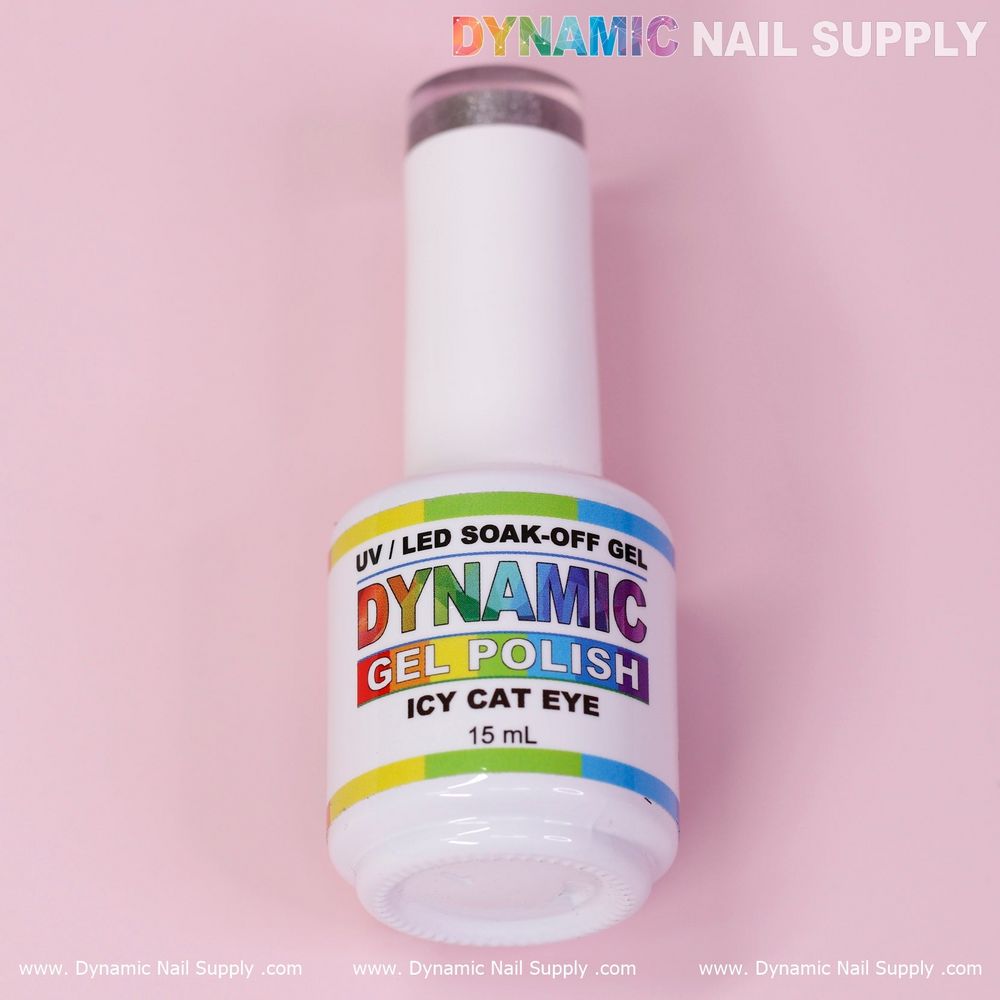 reflective silver gel polish bottle - 8